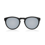 ST Round Polarized Sunglasses // Silver Mirror Lumolux