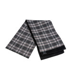 AESW2150 100% Wool Dress Scarf // Black Checkered
