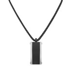 Black Circle Necklace