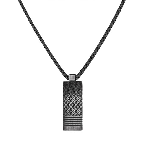 Gray Pendant Necklace