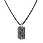 Chevron Tag Necklace