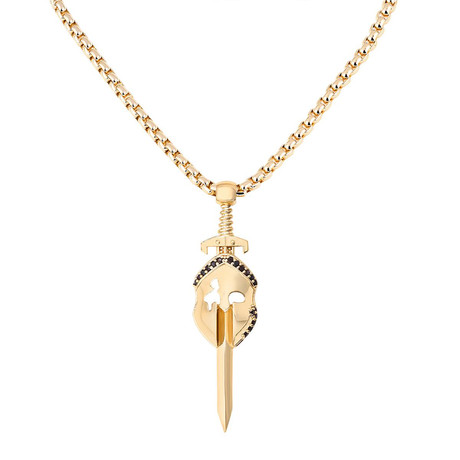 Sword Necklace // Gold