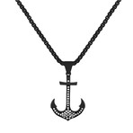 Matte Nautical Necklace // Matte Black