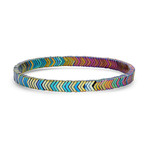 Arrow Hematite Beaded Bracelet // Multicolor