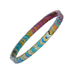 Arrow Hematite Beaded Bracelet // Multicolor