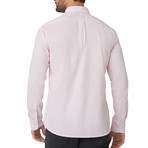 Pink Pencil Stripe Button Down Shirt // Pink (M)