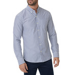 Blue Bengal Stripe Button Down Shirt // Blue (L)