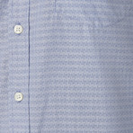 Light Blue Dobby Button Down Shirt // Light Blue (M)