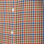 Colfax Tattersall Button Down Shirt // Multicolor (L)