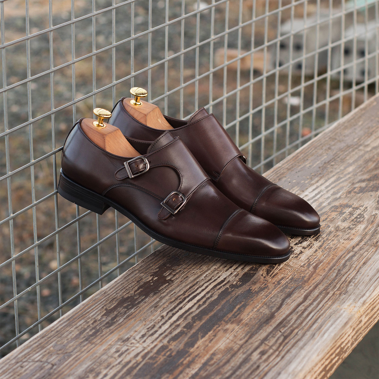 Double Monk // Dark Brown (US: 16.5) - Bespoke Factory - Touch of Modern
