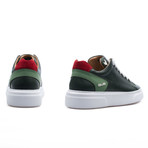 Low Top Sneaker // Duck Green + Red (Euro: 40)