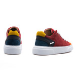 Low Top Sneaker // Red + Orange + Yellow + Blue (Euro: 44)