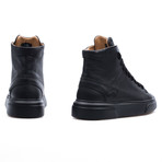 High Top Sneaker I // Black (Euro: 44)