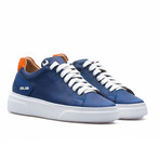 Low Top Sneaker // Saks Blue + Orange (Euro: 41)