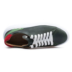 Low Top Sneaker // Duck Green + Red (Euro: 45)