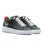 Low Top Sneaker // Duck Green + Red (Euro: 44)