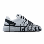 Low Top Sneaker // White + Black (Euro: 42)