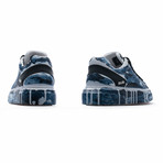 Low Top Sneaker // Dark Blue + White (Euro: 41)