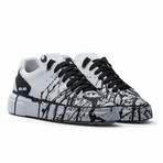 Low Top Sneaker // White + Black (Euro: 45)