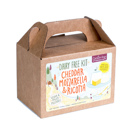 Dairy-Free Cheddar, Mozzarella + Ricotta Kit