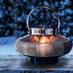 Anywhere Fireplace Mercury // 2-in-1 Fireplace/Lantern + 12-Pack SunJel Fuel