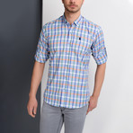 Jesse Button-Up Shirt // Blue (Large)