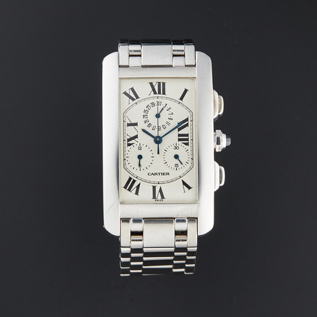 Cartier Tank Americaine Chronograph Quartz // 2312 // Pre-Owned