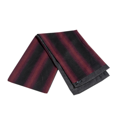 AESW2134 100% Wool Dress Scarf // Black + Red