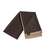 AESW2152 100% Wool Dress Scarf // Brown