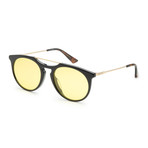 Men's GG0320S Sunglasses // Black + Gold + Yellow