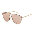 Unisex GG0354S-002 Sunglasses // Gold + Brown