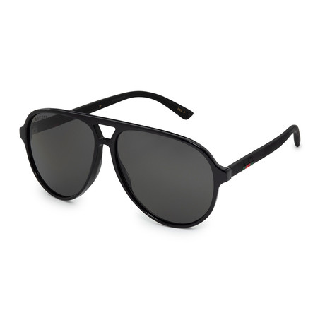 Men's GG0423S-008 Polarized Sunglasses // Black + Gray