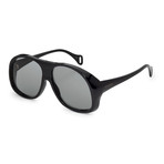Men's GG0243S-002 Sunglasses // Black + Gray