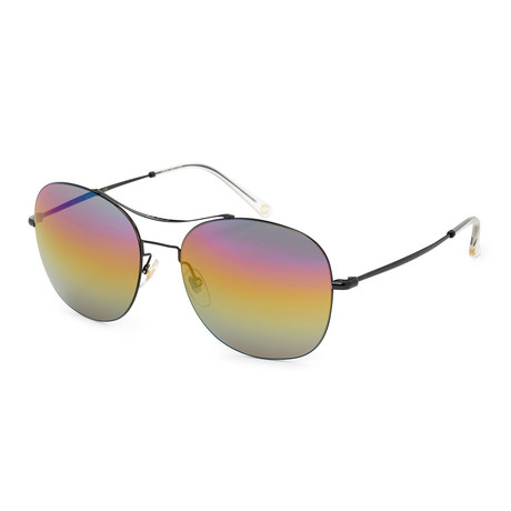 Men's Best Sunglasses // Shiny Black + Rainbow