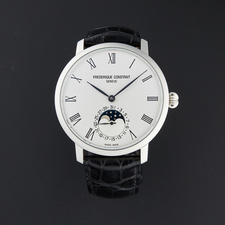 Frederique Constant Slimline Moonphase Automatic // FC-705WR4S6 // Pre-Owned