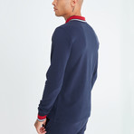 Tommy Long Sleeve Polo // Navy (3XL)