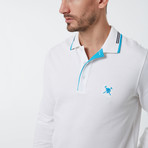 Tom Long Sleeve Polo // White (XL)
