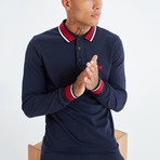 Tommy Long Sleeve Polo // Navy (XL)