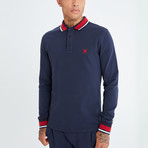 Tommy Long Sleeve Polo // Navy (S)