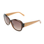 Men's Flannery Sunglasses // Transparent Brown + Champagne