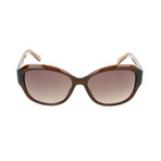 Men's Flannery Sunglasses // Transparent Brown + Champagne