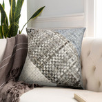 Cowhide Decorative Throw Pillow // Patchwork