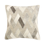 Cowhide Decorative Throw Pillow // Zig Zag