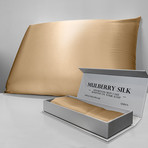 Mulberry Silk Pillowcase // Gold (Queen)