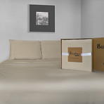 100% Organic Bamboo Bedsheets // Beige (Twin)