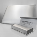 Mulberry Silk Pillowcase // White (Queen)
