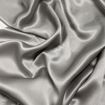 Mulberry Silk Pillowcase // Gray (Queen)