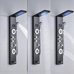 LED Temperature Display Shower Panel + Hand Shower