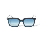 Unisex David Titanium Sunglasses // Blue + Silver