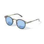 Unisex DaVinci Sunglasses // Brushed Gray + Horn